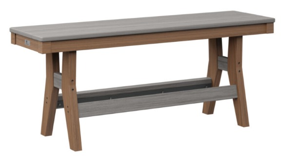 Berlin Gardens Harbor 44" Counter Bench (Natural Finish)